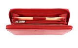 Esquire Primavera Zip Around Wallet Red Esquire Primavera Zip Around Wallet Red