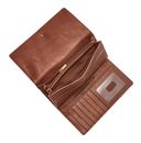 FOSSIL Logan Flap Clutch Brown
