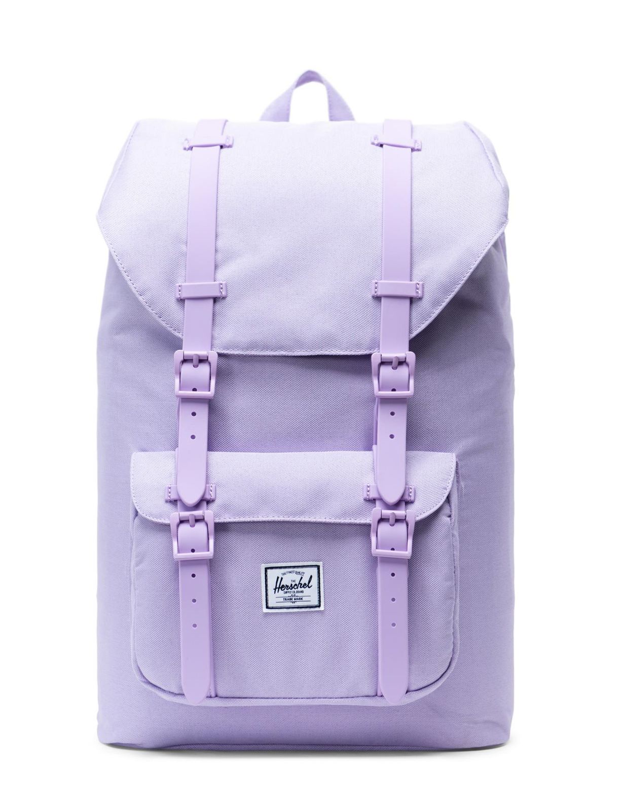 purple herschel backpack