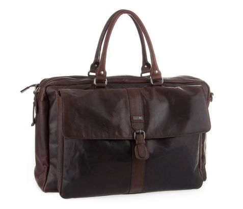 SPIKES & SPARROW Bronco Business Travelbag Dark Brown