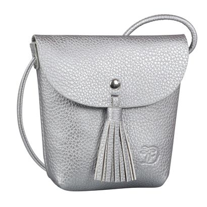 TOM TAILOR Ida Flap Bag No Zip S Silver