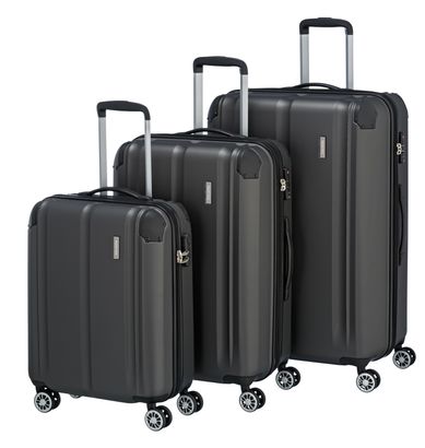 travelite City 4W Trolley L / Expandable M / S Anthrazit