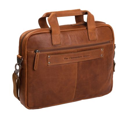 The Chesterfield Brand Calvi Computerbag Cognac