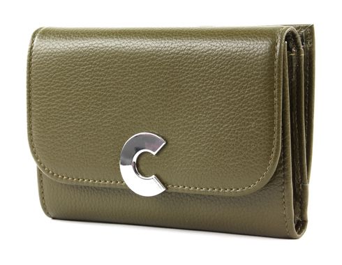 COCCINELLE Craquante Small Flap Wallet Evergreen