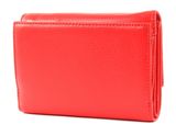 COCCINELLE Metallic Soft Flap Wallet Polish Red