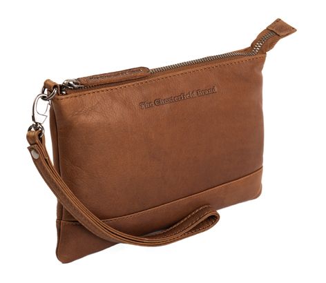 The Chesterfield Brand Sue Top Zipper Bag Cognac