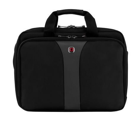 WENGER Legacy 16'' Double-Gusset Laptop Briefcase Black / Grey