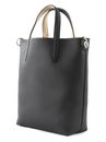 LACOSTE Anna Vertical Shopping Bag Black Warm Sand
