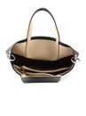 LACOSTE Anna Vertical Shopping Bag Black Warm Sand