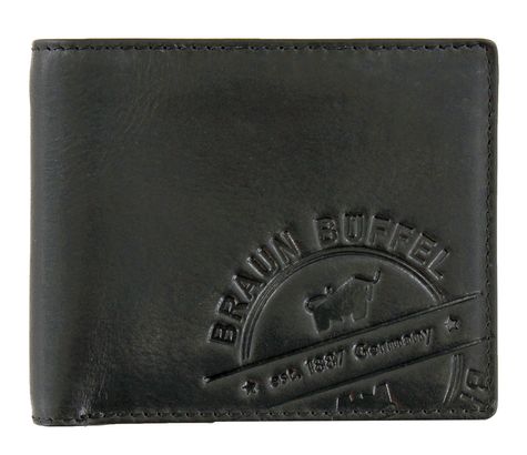 Braun Büffel Parma LP Card Wallet Black