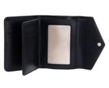 LANCASTER Saffiano Signature Flap Wallet Noir LANCASTER Saffiano Signature Flap Wallet Noir