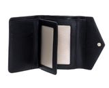 LANCASTER Saffiano Signature Flap Wallet Noir LANCASTER Saffiano Signature Flap Wallet Noir