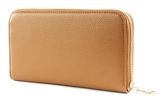 PATRIZIA PEPE Pepe Basic Grain Zip Around Wallet Cuoio
