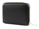 PATRIZIA PEPE Pepe Basic Grain Zip Around Wallet S Nero