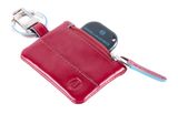 PIQUADRO Blue Square Keyring Red PIQUADRO Blue Square Keyring Red