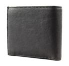 PIQUADRO Black Square Wallet with Flip Dark Brown PIQUADRO Black Square Wallet with Flip Dark Brown