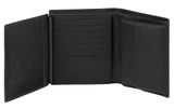 PIQUADRO Black Square Wallet Vertical Black PIQUADRO Black Square Wallet Vertical Black