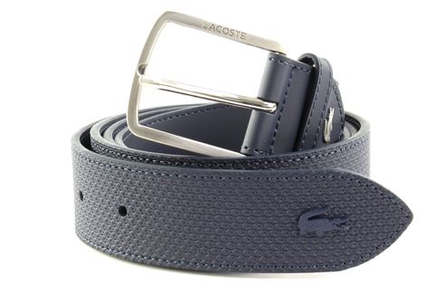 LACOSTE Men´s Elegance Belt W110 Peacoat - kürzbar