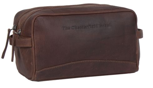 The Chesterfield Brand Stefan Toilet Bag Brown