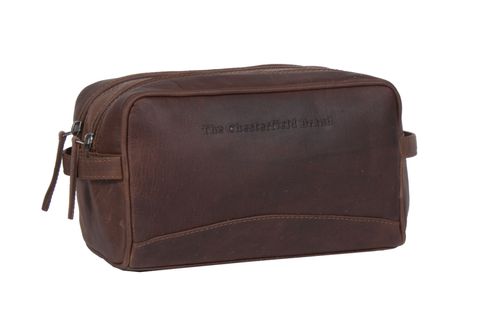 The Chesterfield Brand Stacey Toilet Bag Brown