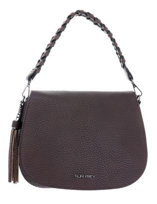 SURI FREY Piggy Handbag with Flap M Brown