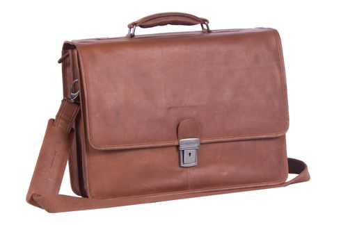 The Chesterfield Brand Shay Laptop Bag Cognac