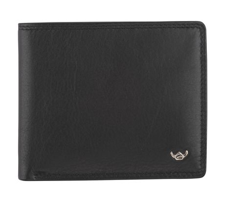 Golden Head Polo Coin Wallet Black