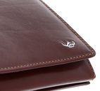 Golden Head Colorado RFID Protect Billfold Coin Wallet With Large Coin Compartment Tobacco