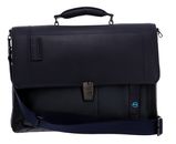 PIQUADRO P16 Expandable Computer Briefcase Chevron / Blu PIQUADRO P16 Expandable Computer Briefcase Chevron / Blu