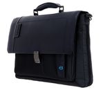 PIQUADRO P16 Expandable Computer Briefcase Chevron / Blu PIQUADRO P16 Expandable Computer Briefcase Chevron / Blu