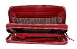 bruno banani New York Double Zip Around Wallet Red