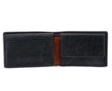 bruno banani Den Haag Wallet Quer With Flap Black / Cognac bruno banani Den Haag Wallet Quer With Flap Black / Cognac