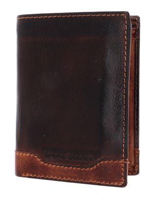 bruno banani Alicante Wallet High With Flap Brown / Cognac