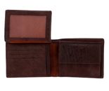 bruno banani Den Haag Wallet Quer With Flap Brown / Cognac bruno banani Den Haag Wallet Quer With Flap Brown / Cognac