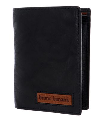 bruno banani The Hague Wallet High With Flap Black / Cognac