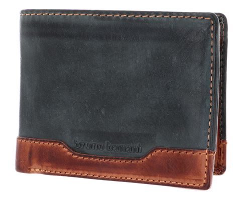 bruno banani Alicante Wallet Quer Black / Cognac