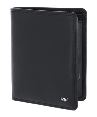 Golden Head Polo RFID Protect Billfold Coin Wallet Black