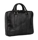 LEONHARD HEYDEN Bergamo Zipped Briefcase 1 Black