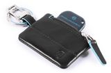 PIQUADRO Blue Square Key Holder Nero