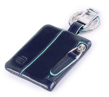 PIQUADRO Blue Square Key Holder Blu