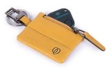 PIQUADRO Black Square Key Holder Giallo