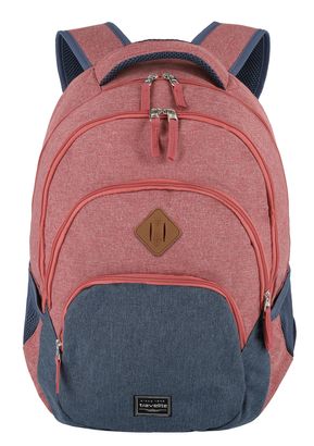 travelite Basic Melange Backpack Red / Marine