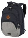 travelite Basic Melange Backpack Marine / Grey travelite Basic Melange Backpack Marine / Grey
