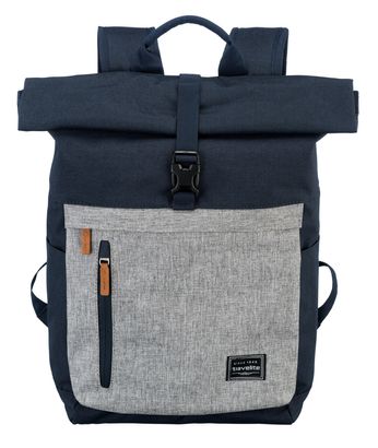 travelite Basic Rollup Backpack Marine / Grey