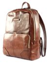 THE BRIDGE Vespucci Zaino Backpack Double Zip Marrone TB 14