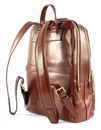 THE BRIDGE Vespucci Zaino Backpack Double Zip Marrone TB 14