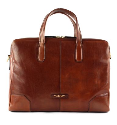 THE BRIDGE Vespucci Briefcase Double Zip Marrone TB 14