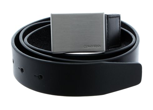 Calvin Klein Formal Plaque Belt W80 Black