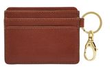 FOSSIL Lee Card Case Brown