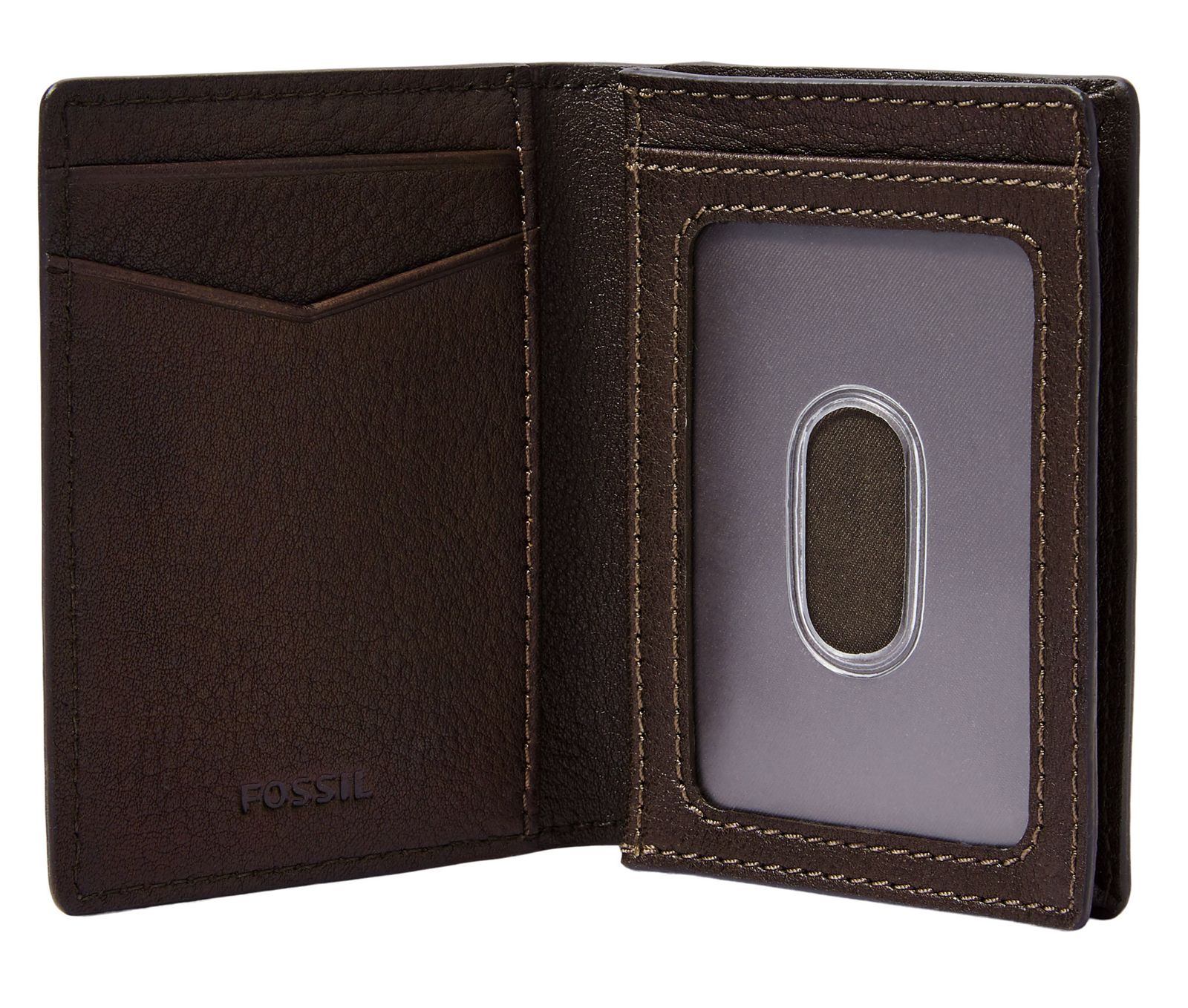 FOSSIL Ward Flap Wallet Dark Brown | Buy bags, purses 